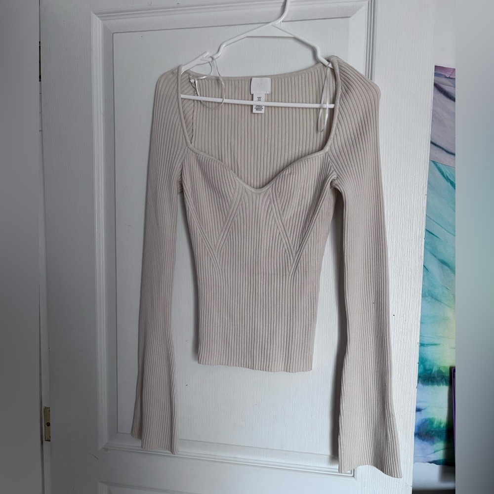 NWOT Rib-Knit Sweater - Picture 2 of 2